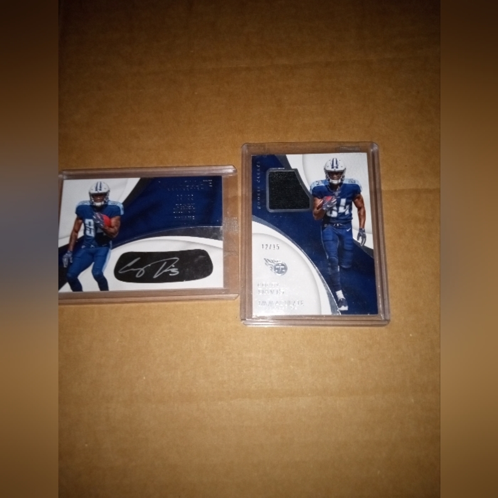 Corey Davis x2 Immaculate/#7 pick 1st round 2017!!